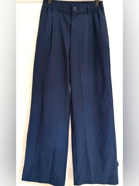 Beyond Yoga Navy Wide-Leg Pants